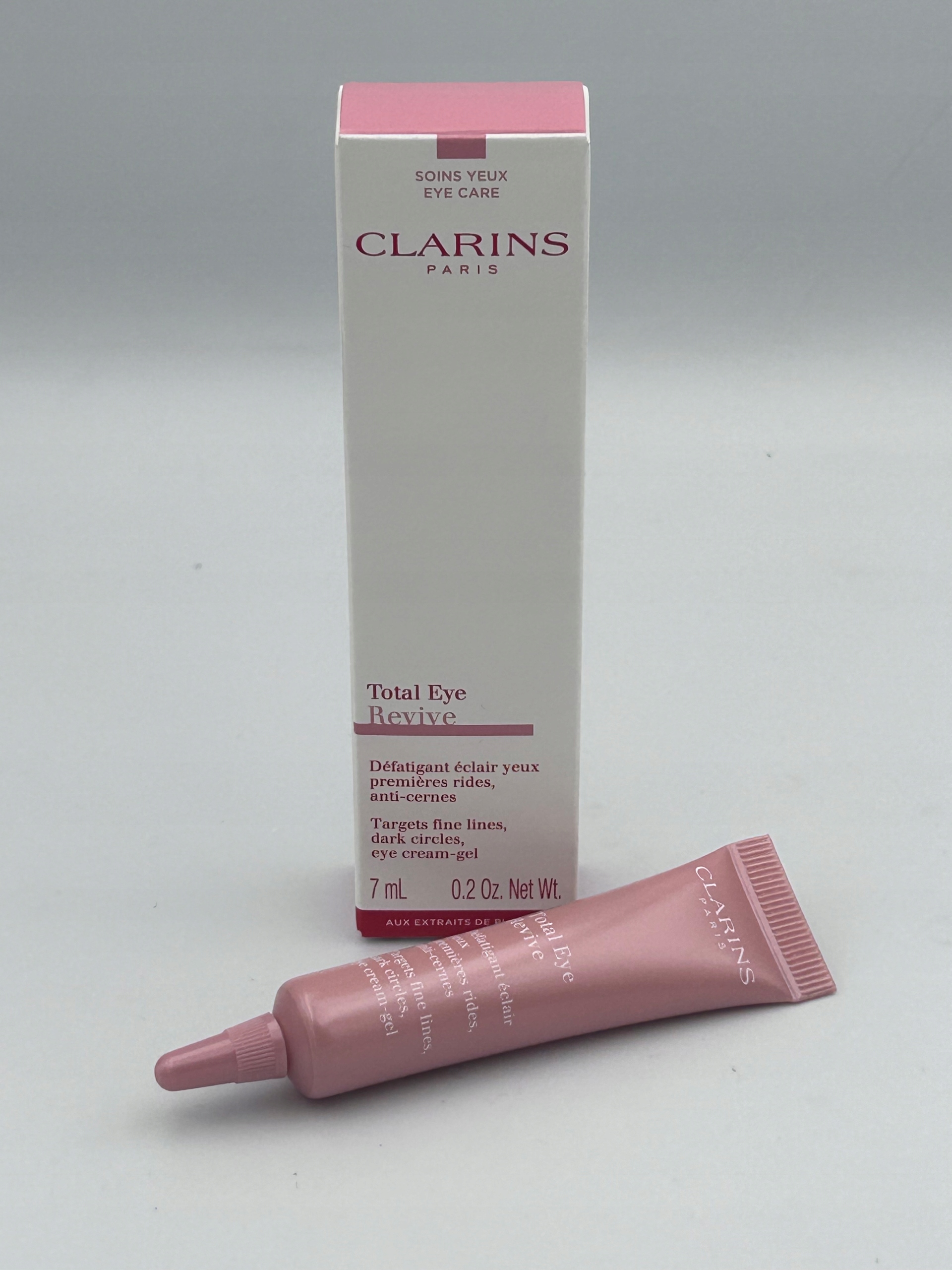 Clarins Total Eye Cream-gel 7 ML Cestovní Balení