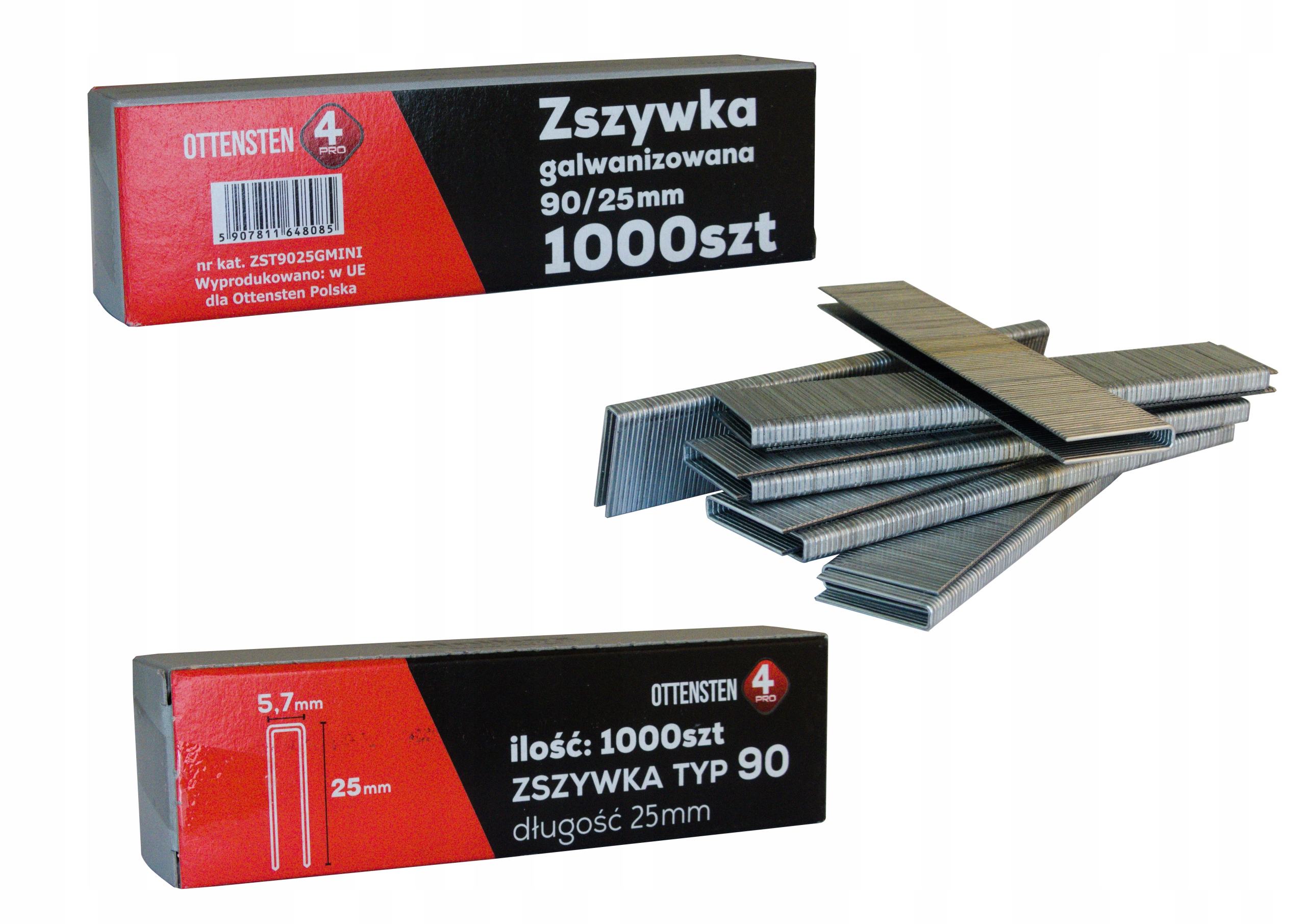 

Zszywki Stolarskie 90/25 Minibox Ottensten