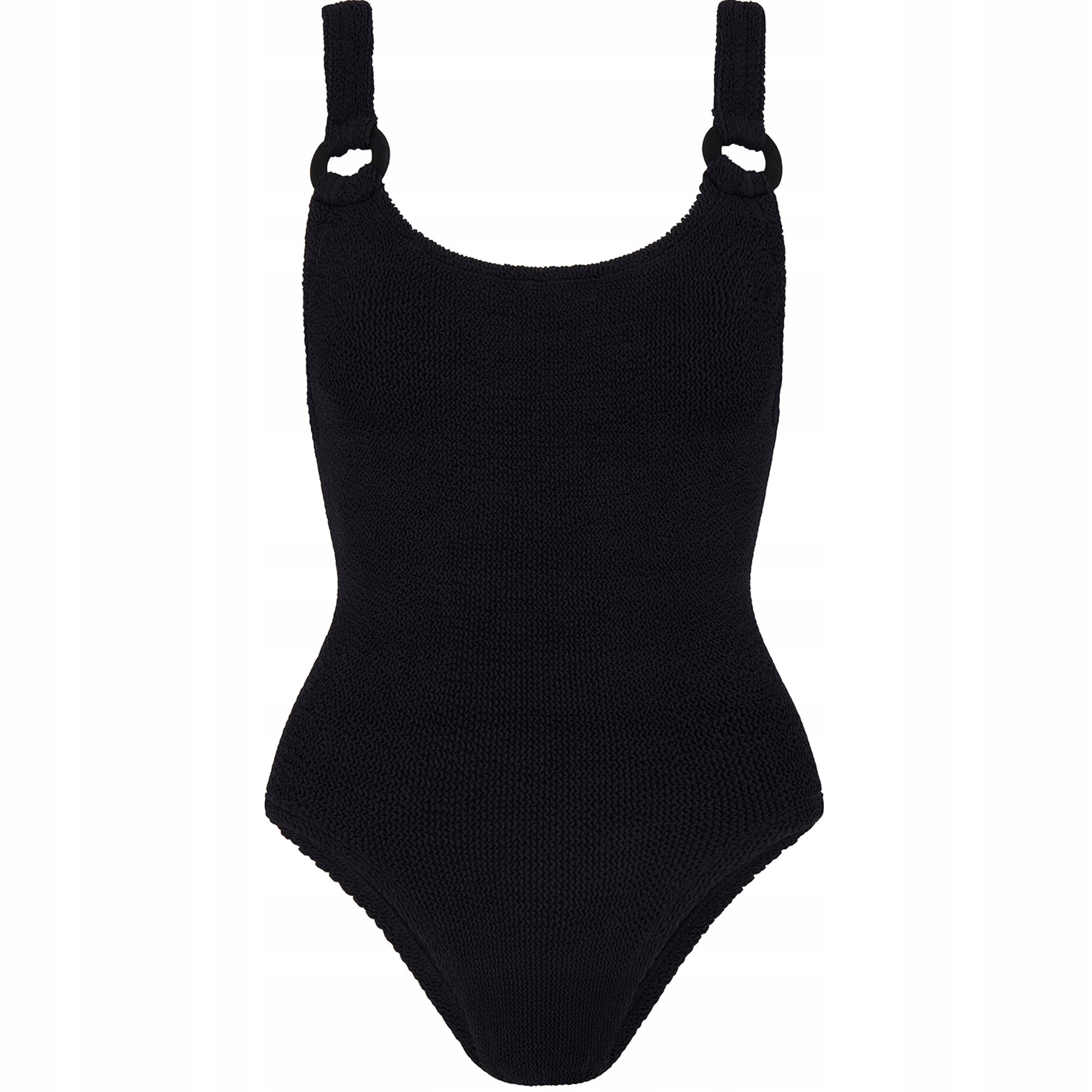 Plavky Domino fabric hoop black One size Černá Hunza G