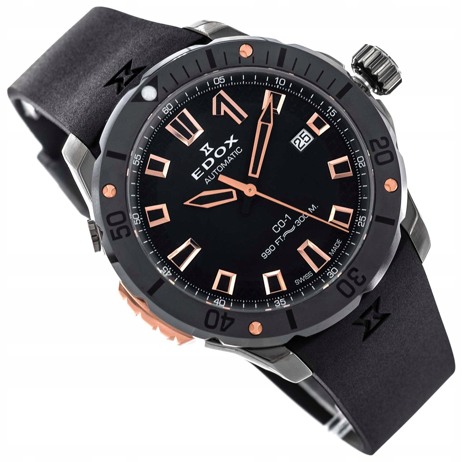 Pánské Hodinky Edox 80137 37GNR Canr CO-1 Date Automatic 300 M Potápěč