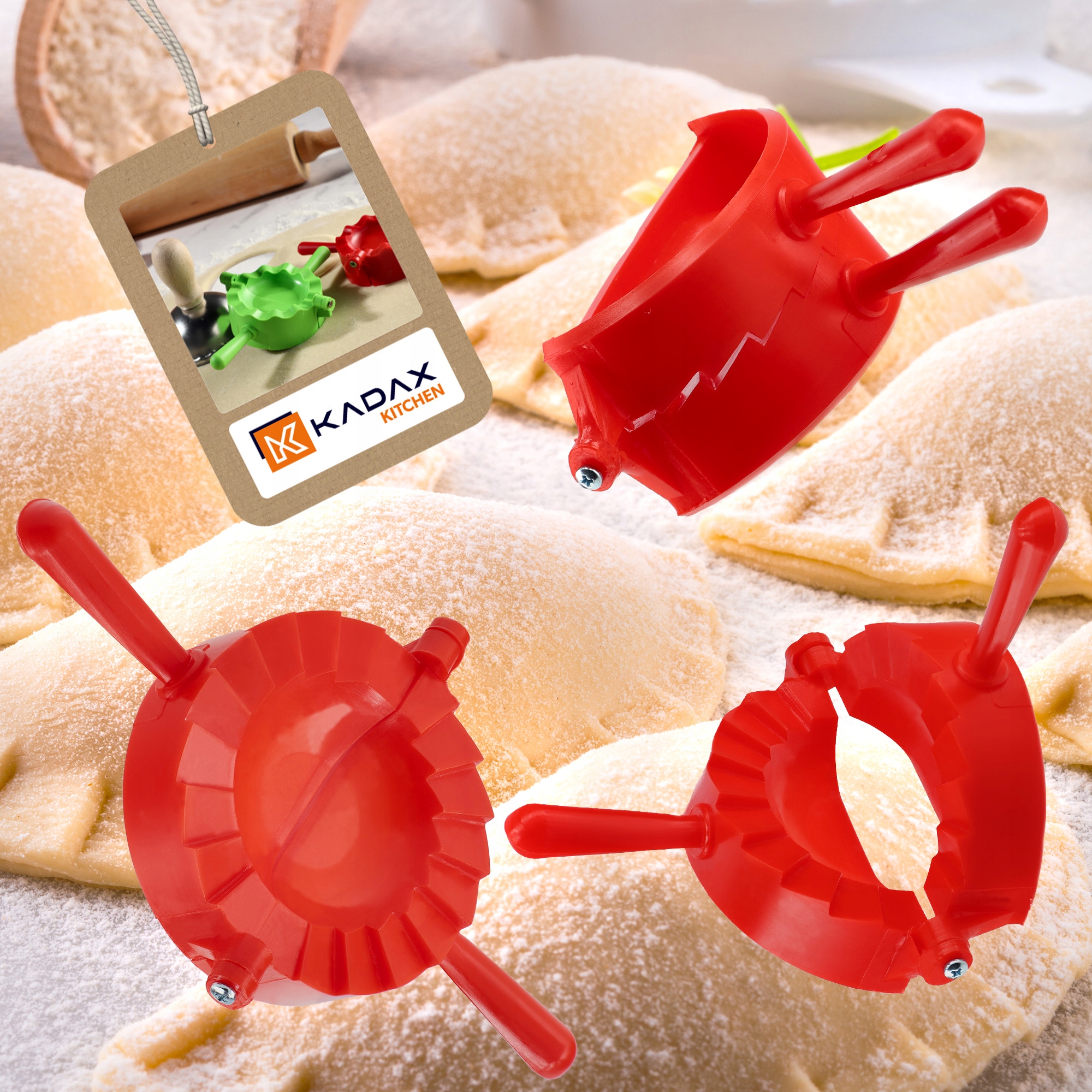 FORMA DO PIEROGÓW WYKRAWACZ FOREMKA MASZYNKA 2szt Stan opakowania oryginalne