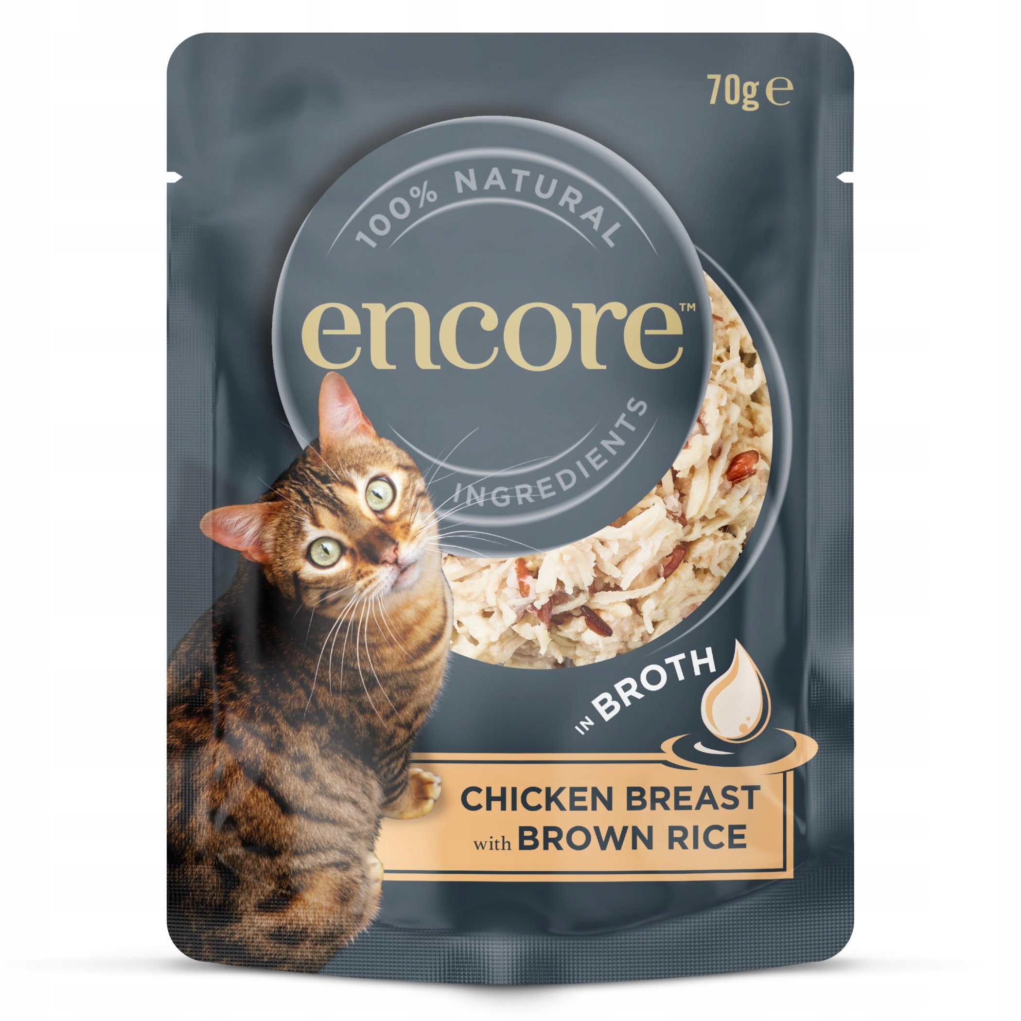 Levně 9X Encore Cat kuře s hnědou rýží 70 g