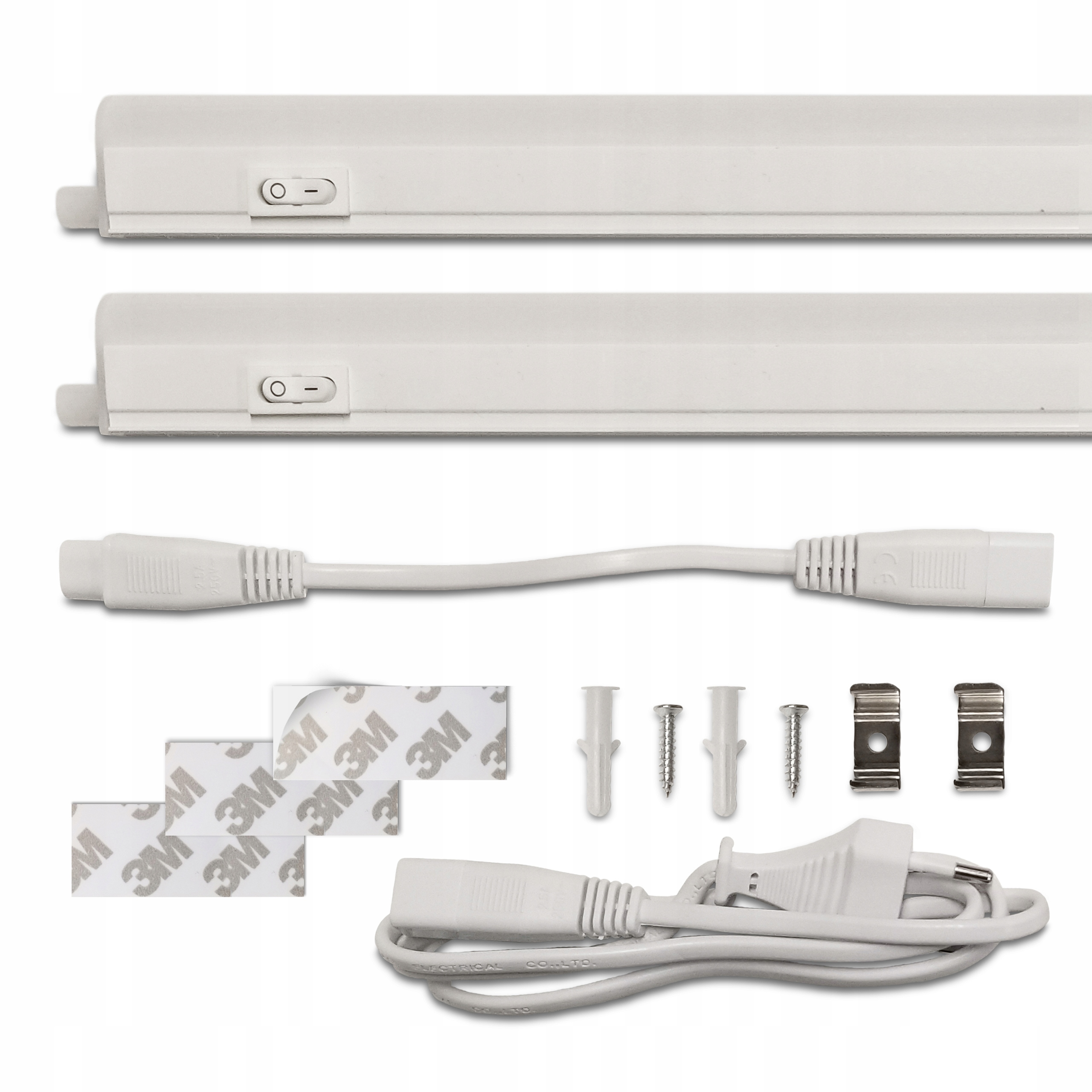 

2x Listwa Led Meblowa pod szafkę 4W 30cm Przewód