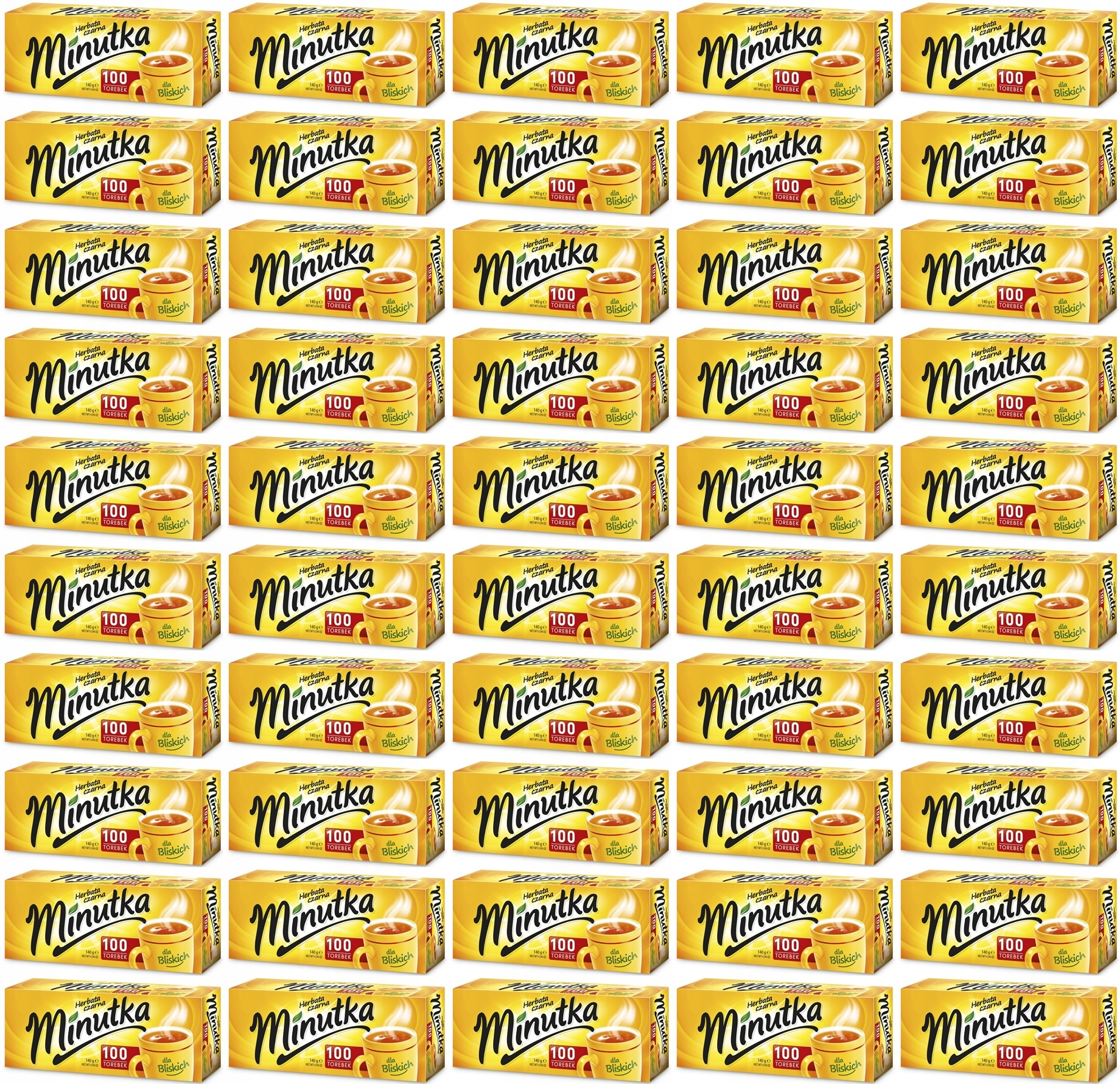 Levně Černý instantní čaj Minutka 140 g 100 sáčků