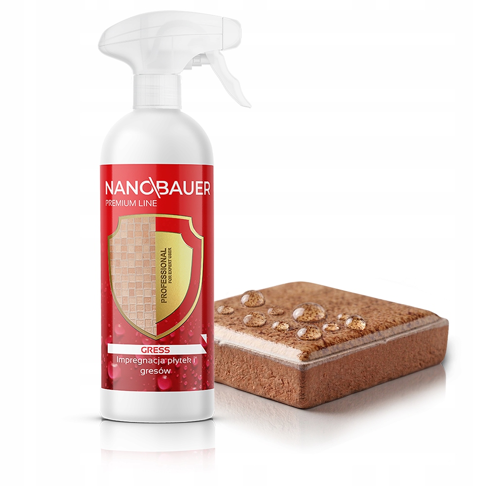 Impregnát na ochranu gresových a keramických dlaždic Nanobauer 500 ml