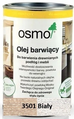 Osmo Olej barwiący Bejca olejna Biała 3501 0,5L