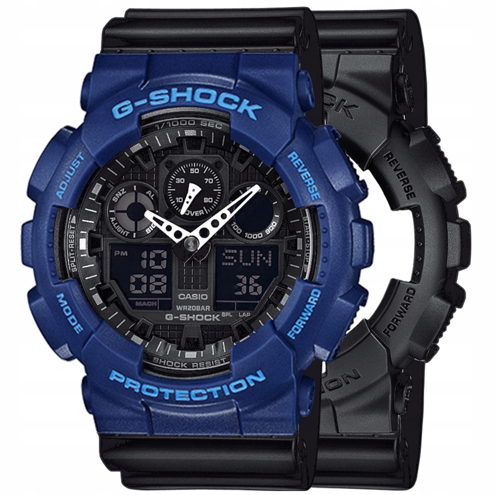 Hodinky Casio G-Shock Set GA-100-1A1ER Bezel 10527398 Řemínek 10347688