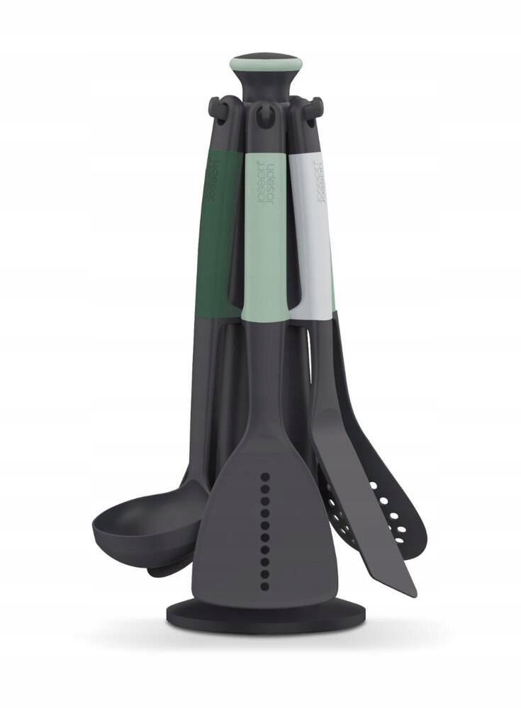 Sada 6 kuchyňských doplňků s kolotočem Joseph Joseph Elevate sage