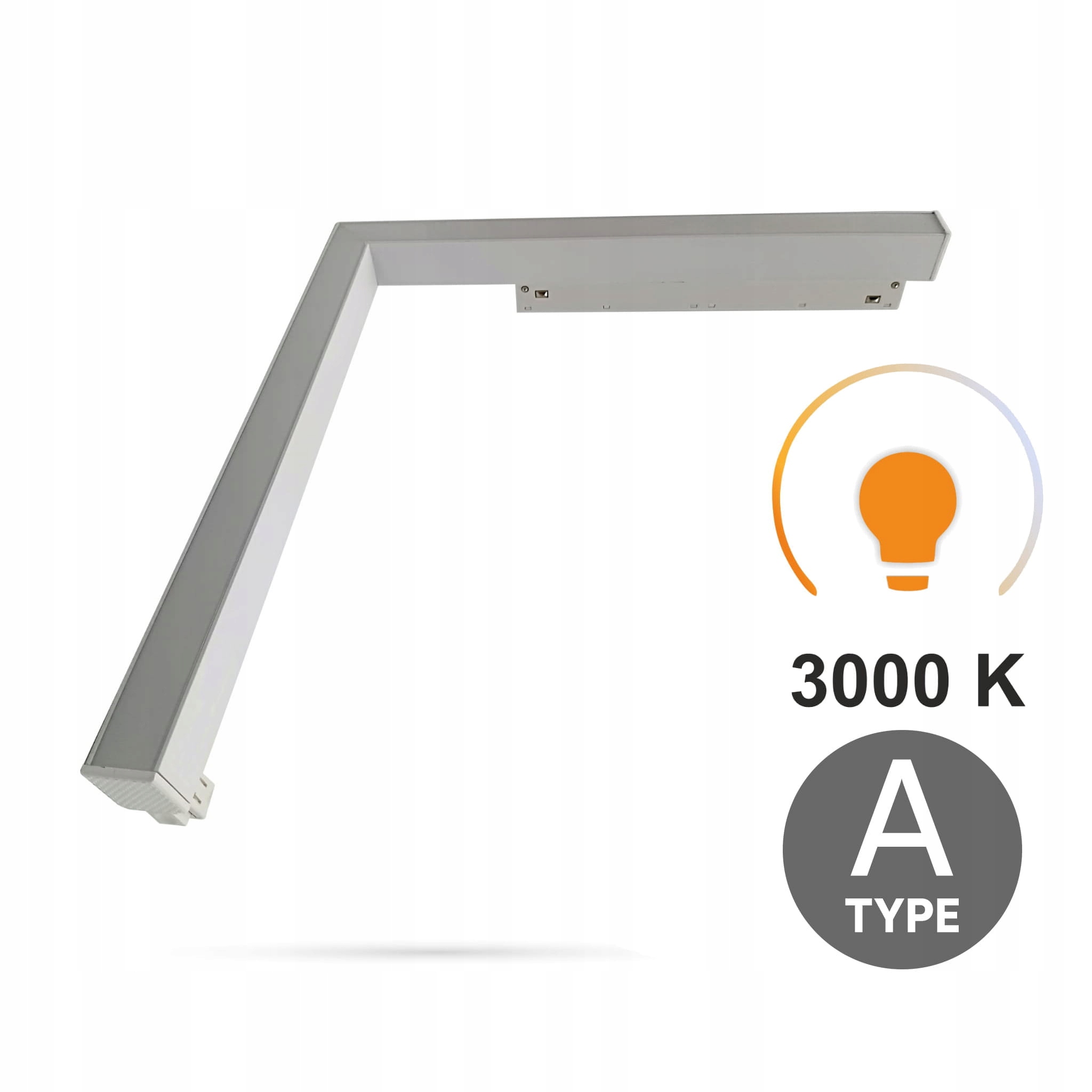 Úhlový reflektor Led biely Ultron 16W 3000K Typ A Smart Track 48VDC