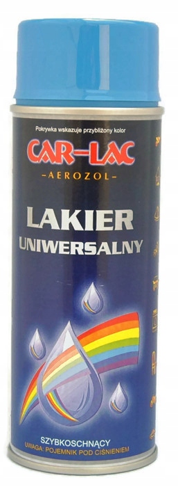 CAR LAK RAL 5015 BŁĘKITNY FARBA LAKIER SPRAY 400ML