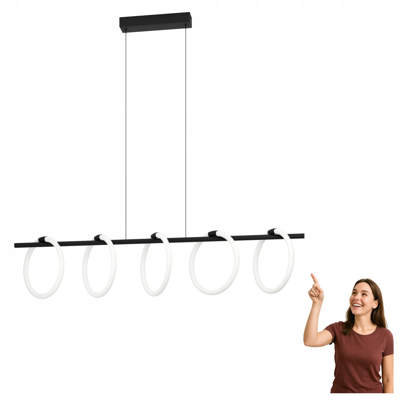 Led závesná lampa 7W Caranacoa 900563 Eglo