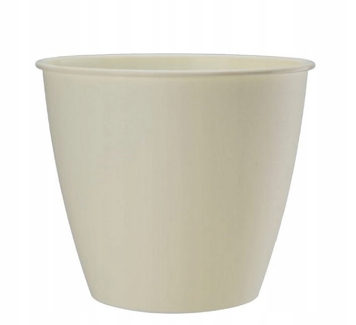 

Doniczka plastikowa Azalia 13 cm kremowa matowa