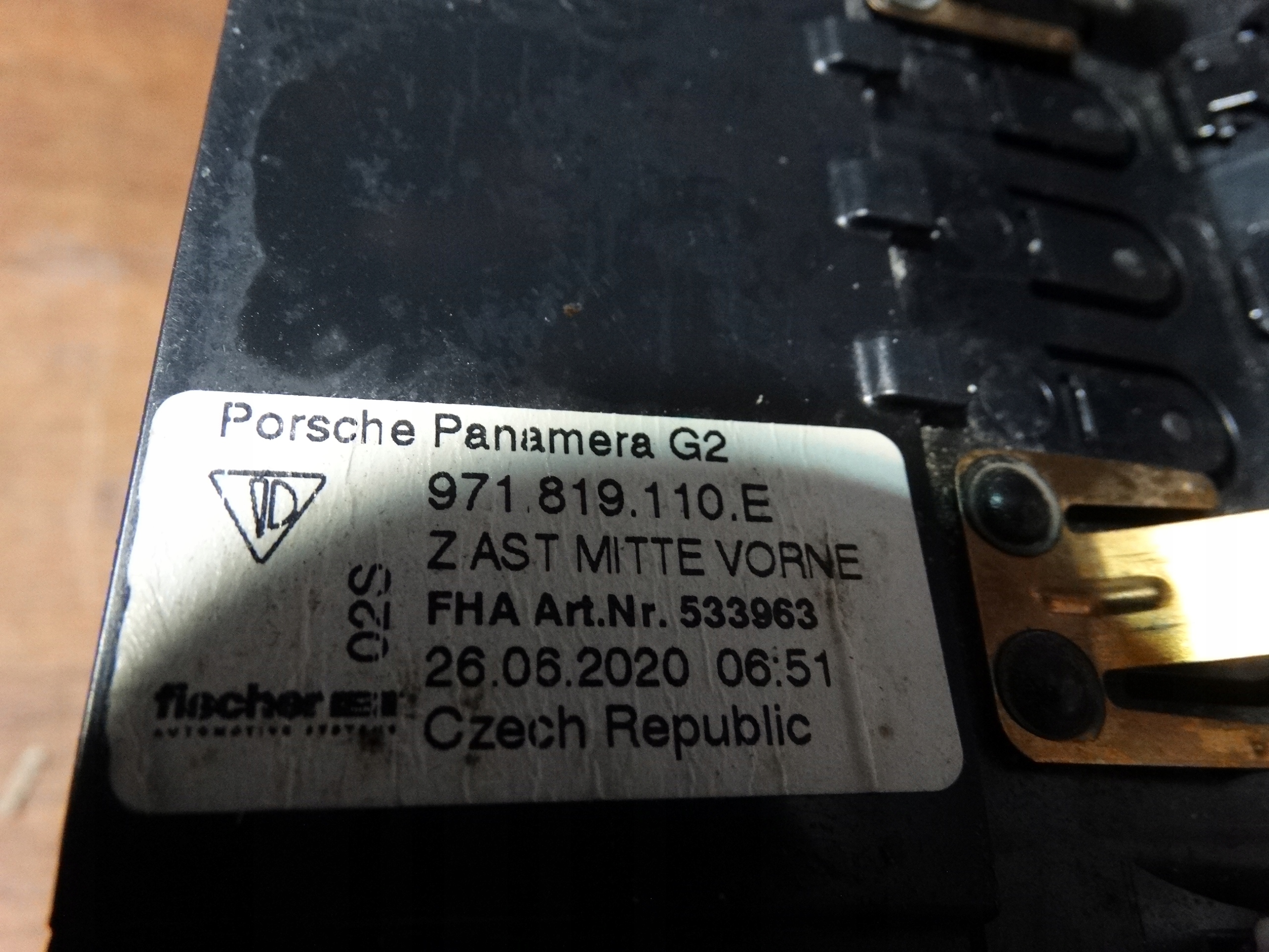 BOUCHE AÉRATION TABLEAU BORD CONSOLE PORSCHE PANAMERA 971 1