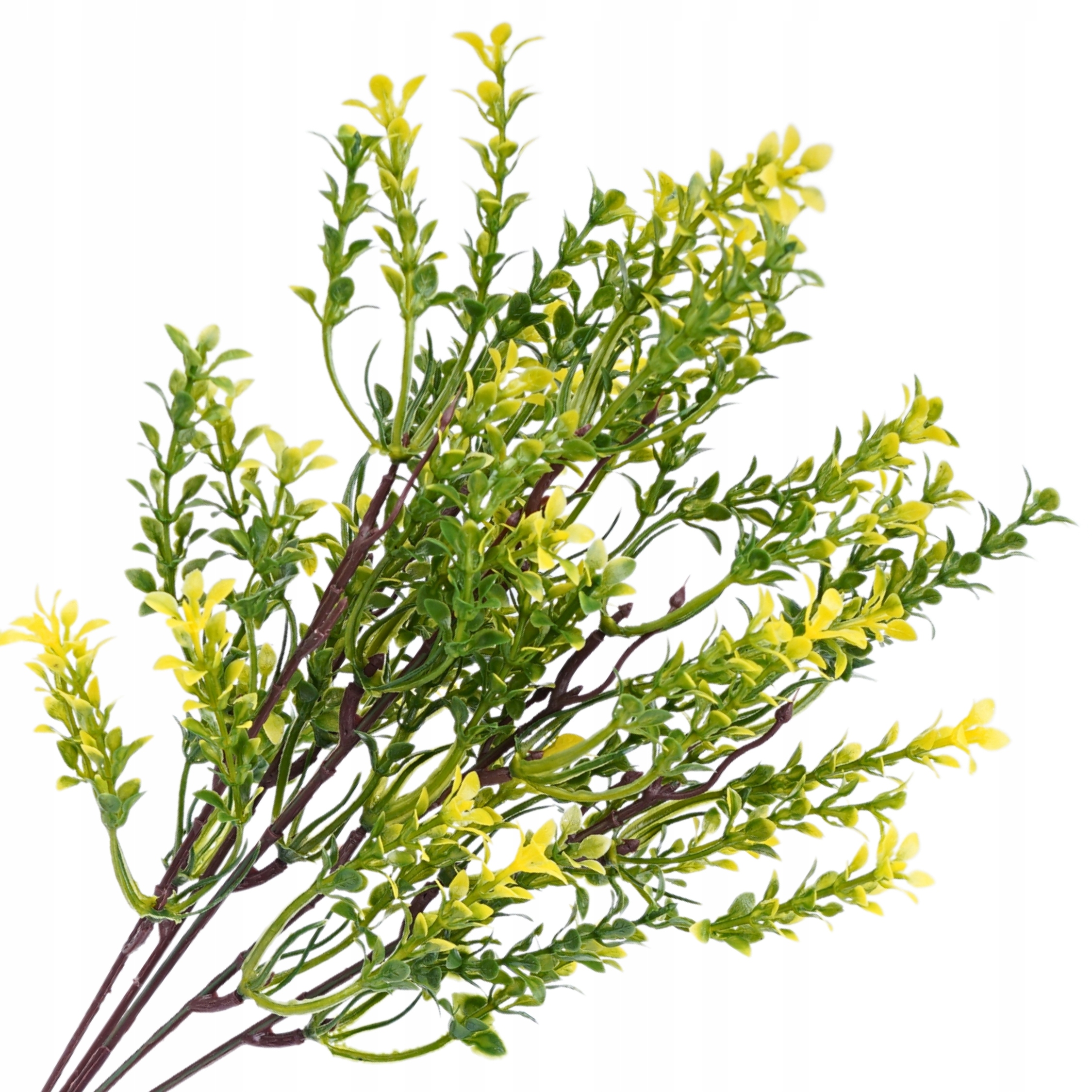 SZTUCZNE KWIATY GAŁĄZKA DEKORACJA GĘSTE GAŁĄZKI SZTUCZNE LIŚCIE ŻÓŁTE