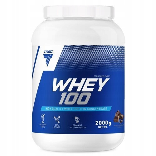 Trec Whey protein 100 2000g Dvojitá Čokoláda Jar
