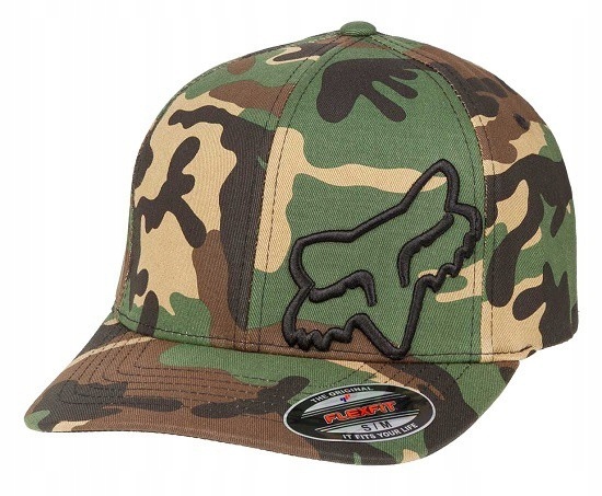 Fox czapka z daszkiem junior Flex 45 Hat Camo Moro