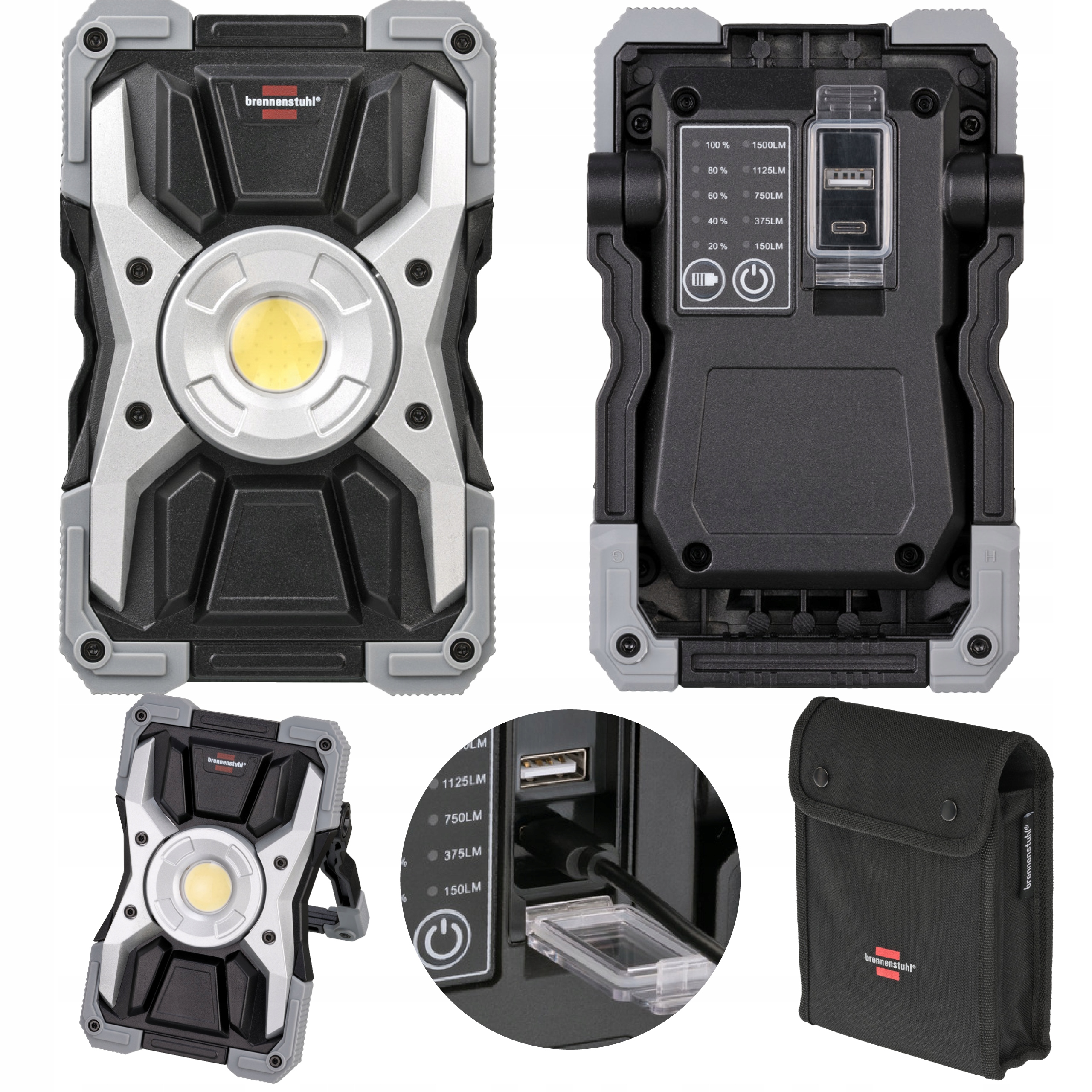 Аккумуляторная рабочая лампа POWERBANK IP65