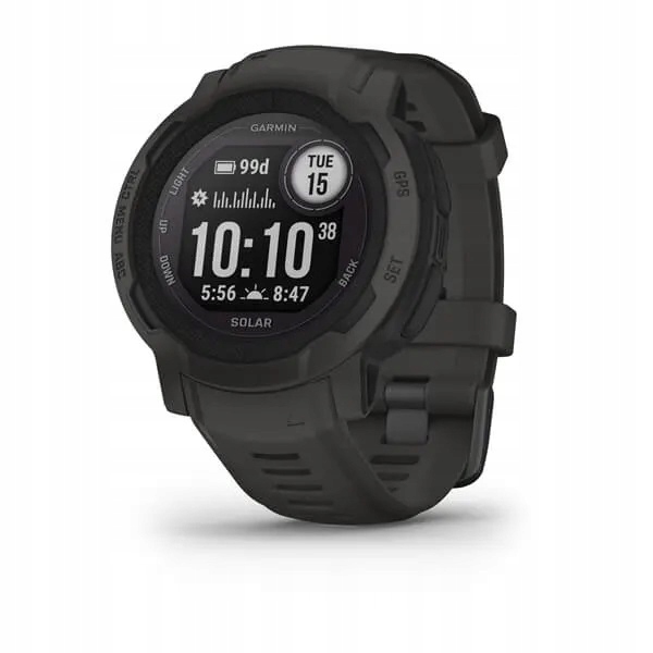 Smartwatch zegarek Garmin Instinct 2 Solar GPS BT 10 ATM Grafitowy
