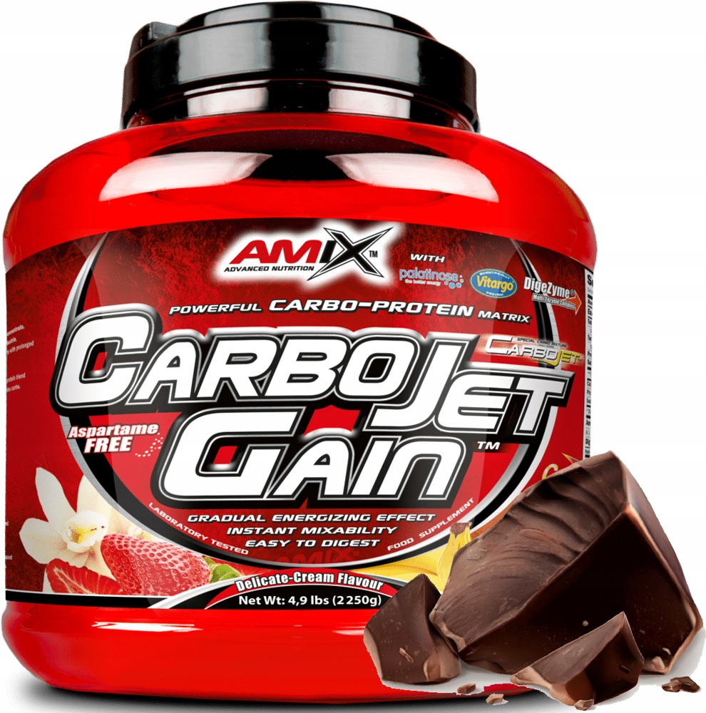 Amix Carbojet Gain Gainer 2250g Čokoládový