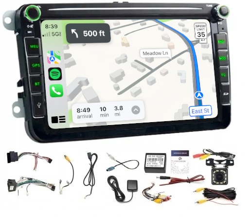 Rádio Navigácia Gps Android Škoda Roomster 2006-2015 Usb Wifi 2GB 64GB