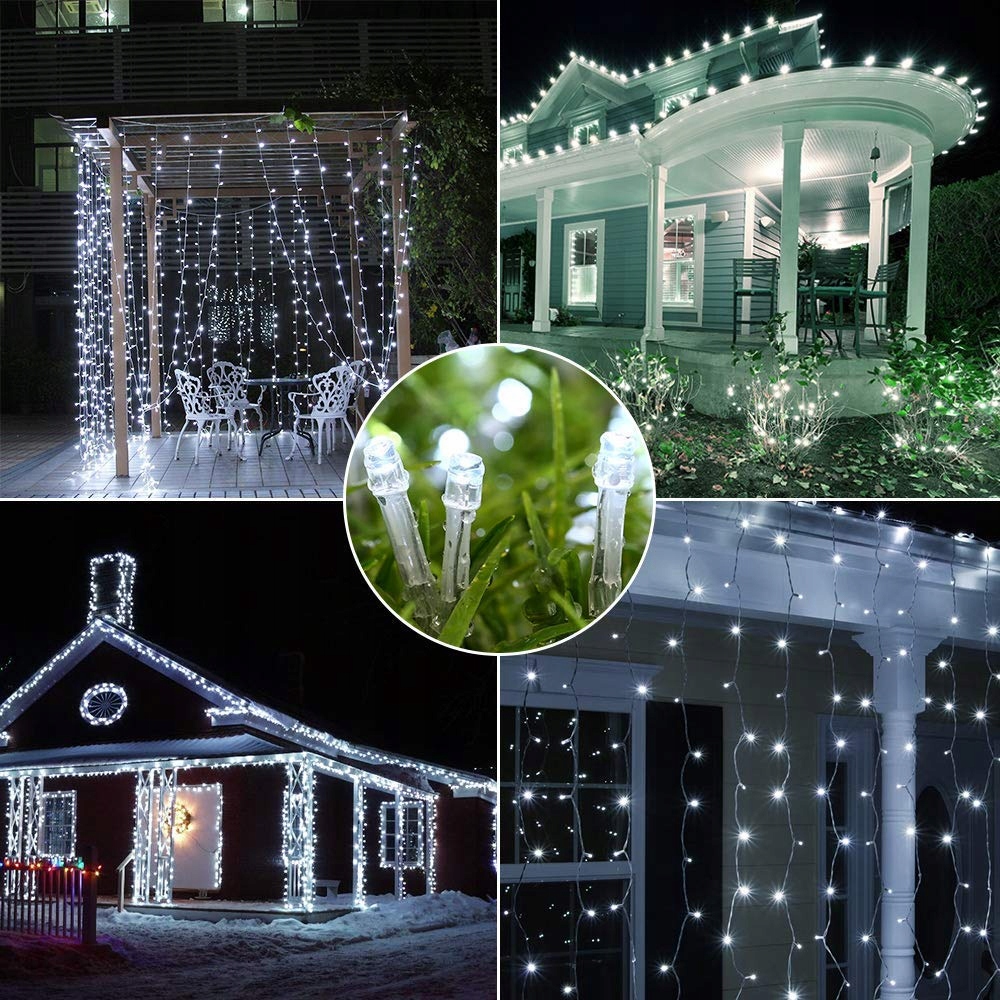 PHILZOPS Wodoodporne Lampki Światełka Świąteczne 8 Trybów 20M 200LED — miniatura 5