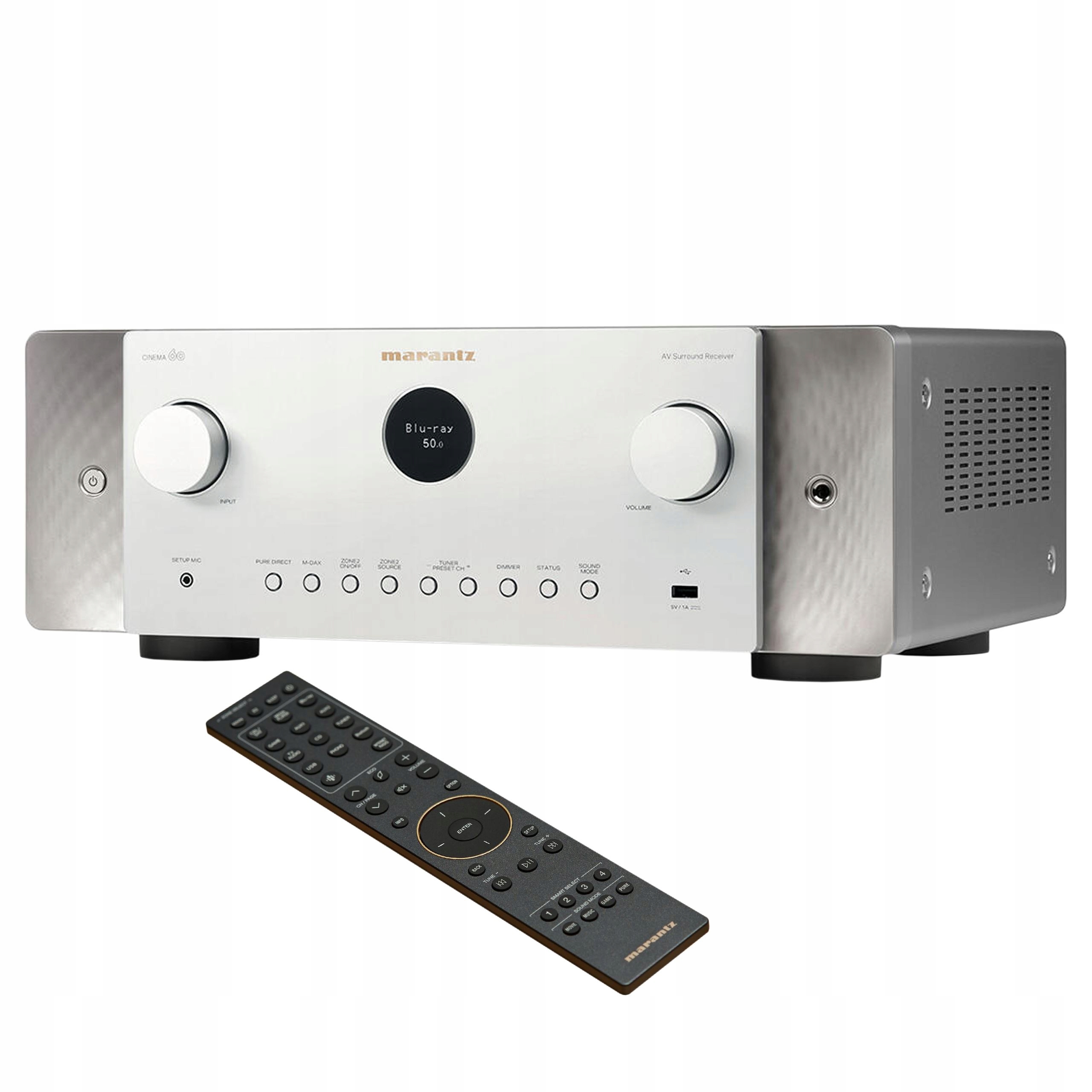 Marantz Cinema 60 Amplituner Av 7.2 8K Uhd Srebrny