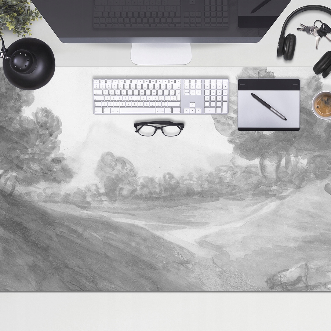 

Duża mata na biurko Obraz Wieś Deskmat 100x50 cm