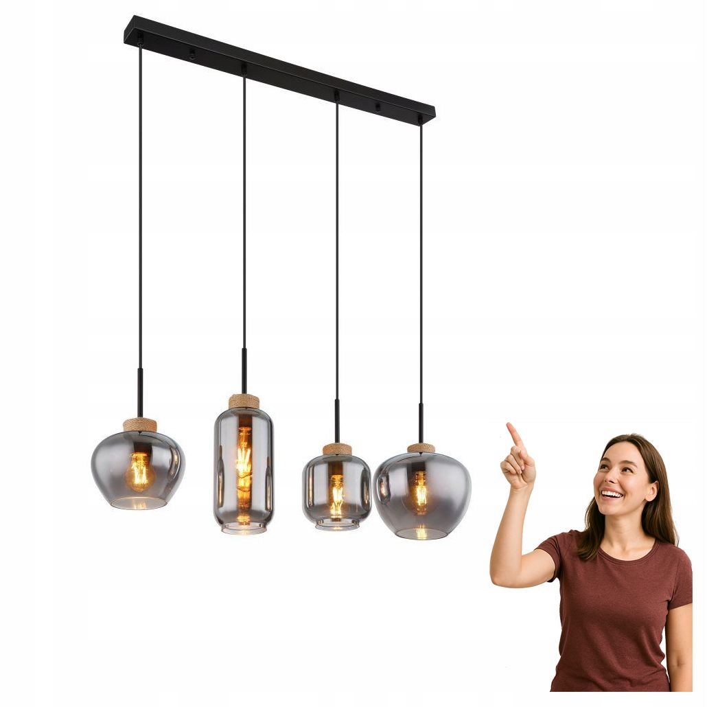 Závesná lampa Matt 15549-4H Globo