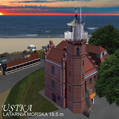 

Magnes Na Lodówkę 3D Ustka Latarnia Morska