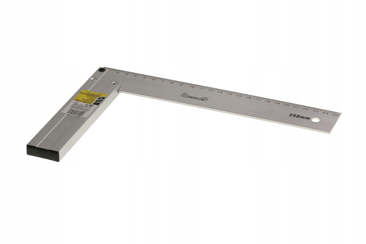 

Kątownik Stolarski Traserski Aluminiowy 250 mm