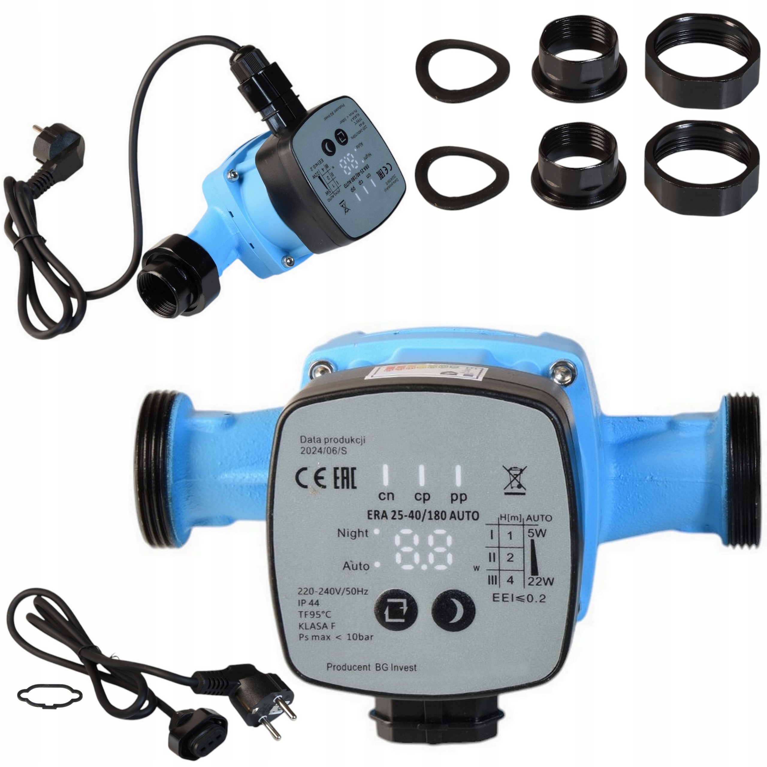 Elektronická Obehová Pumpa Era 25-40/180 Auto Energeticky Úsporná