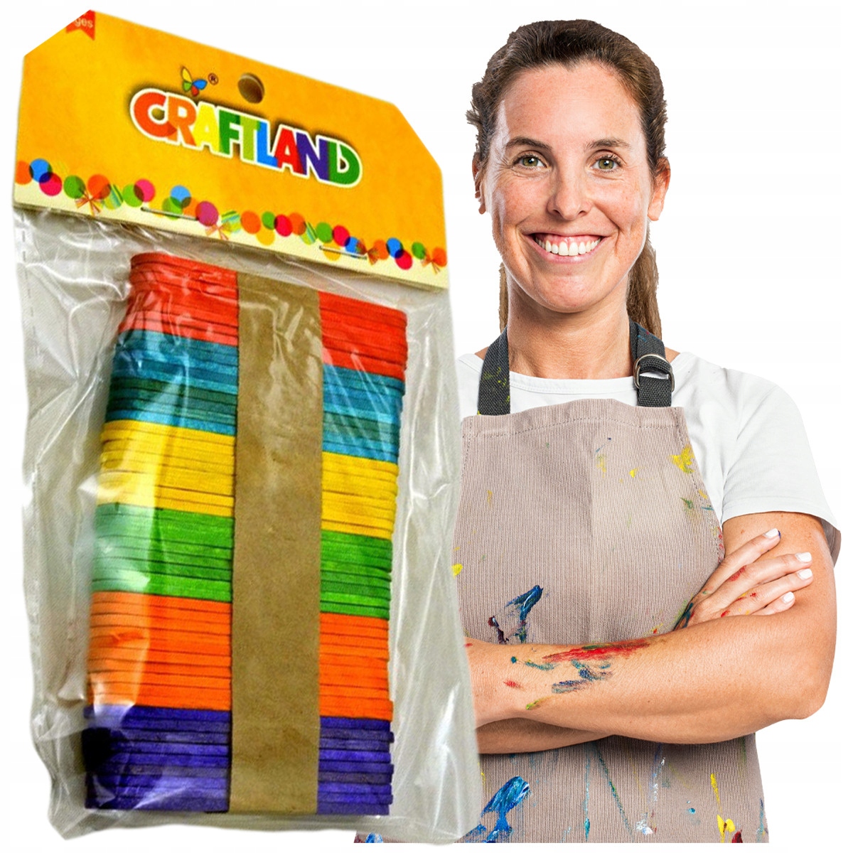 Małe PATYCZKI Kolorowe dla Dzieci do Zabawy TANIO!