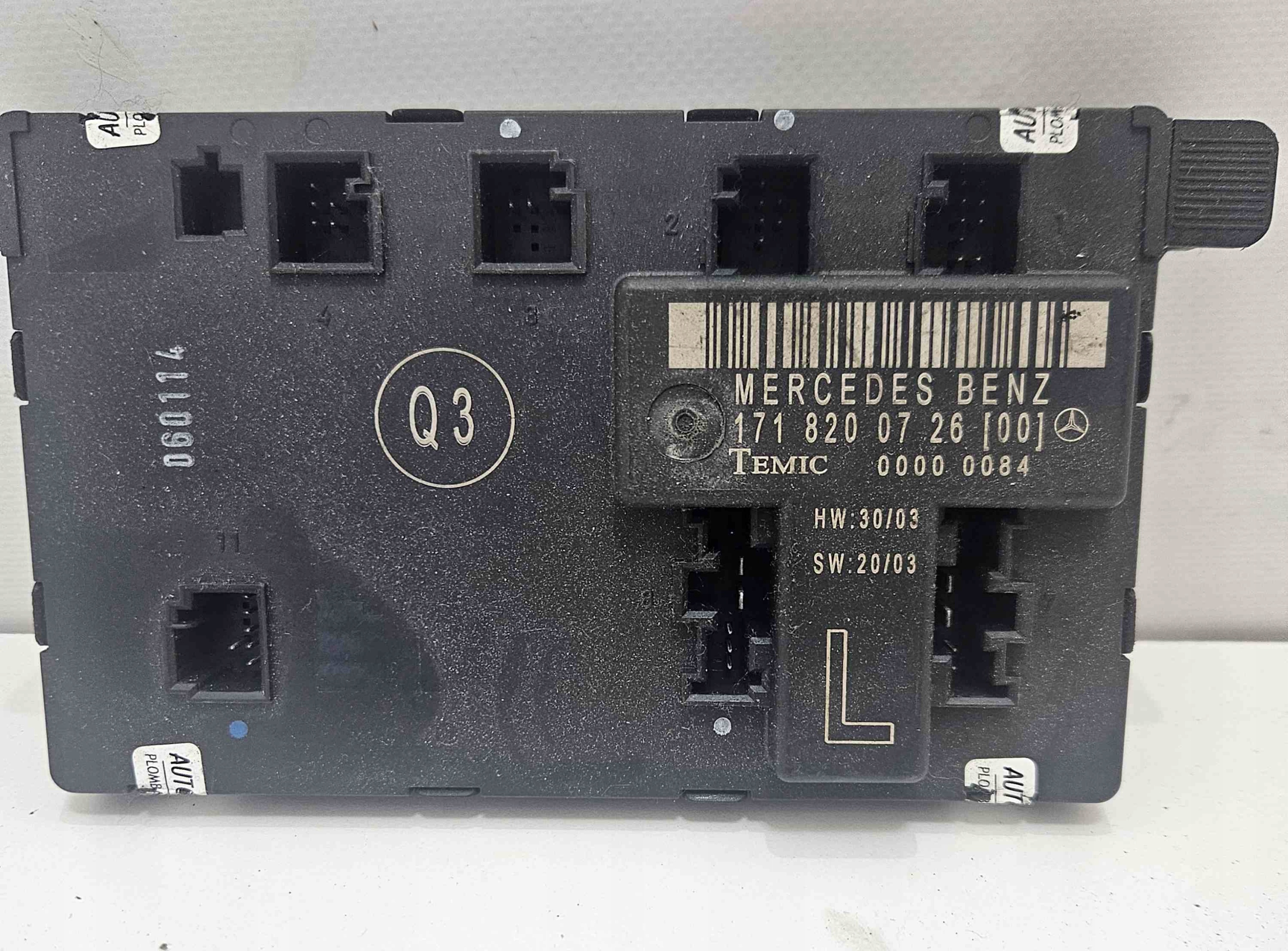 Moduł sterownik drzwi kierowcy lewych OE MERCEDES SLK R171 W171 A1718200726