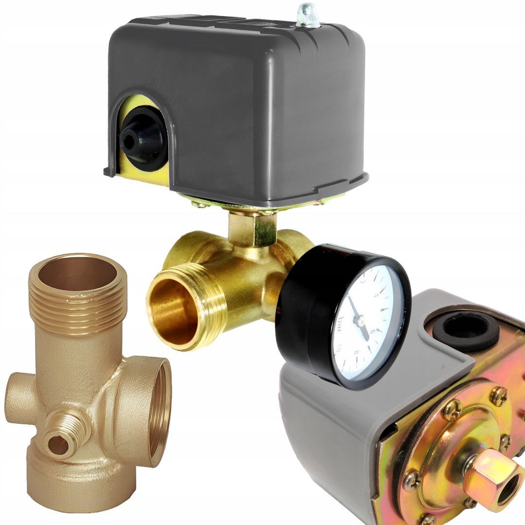 OSPRZĘT HYDROFOROWY OMNIGENA WŁĄCZNIK MANOMETR +