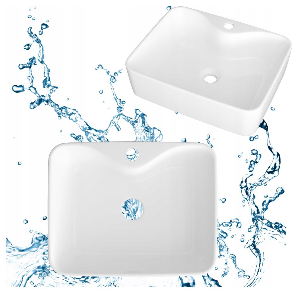 Umývadlo Na Dosku Biele Keramické Kúpeľňové Avola