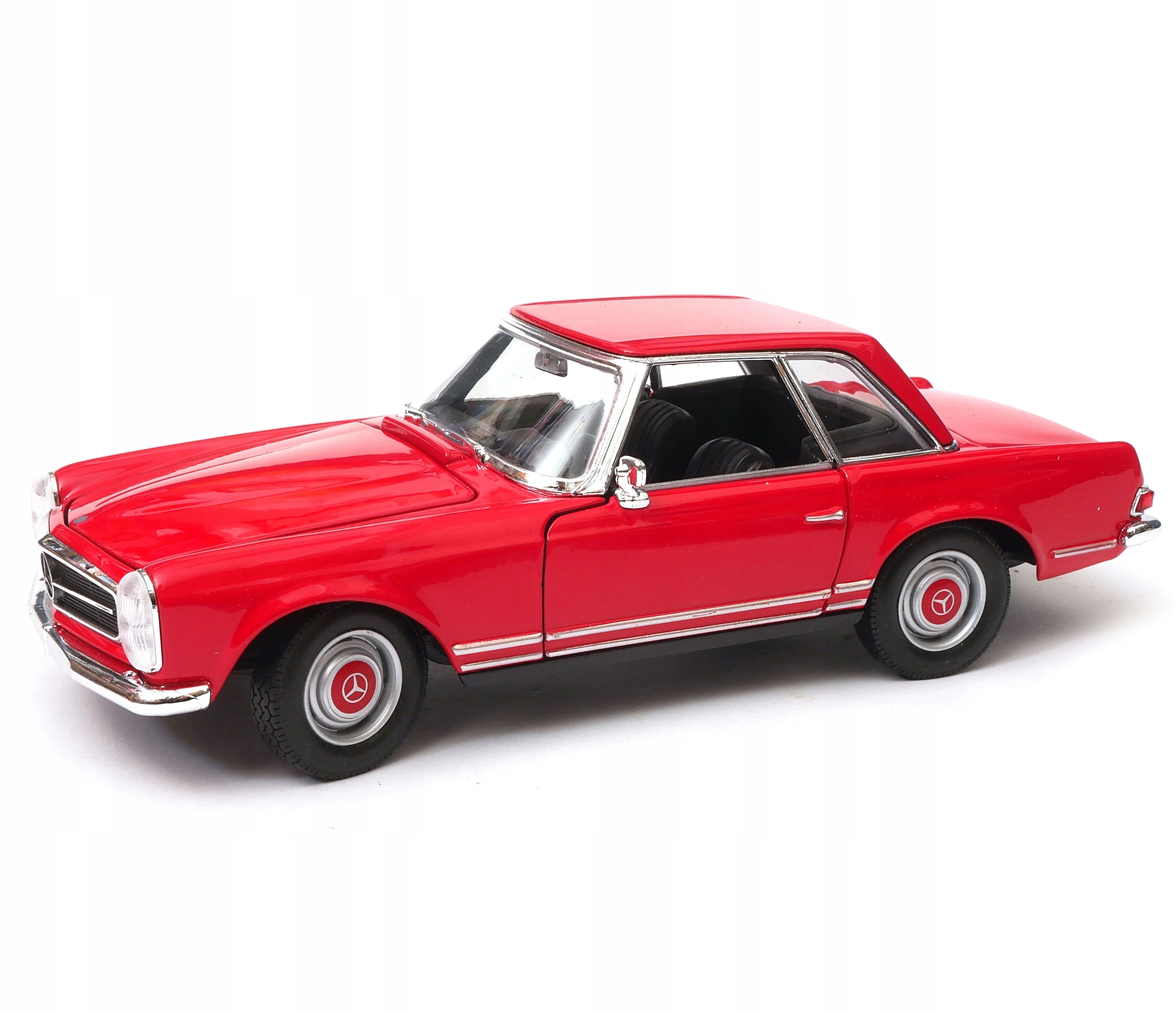 Mercedes Benz 230SL 1963 1:24 Welly 24091 červená