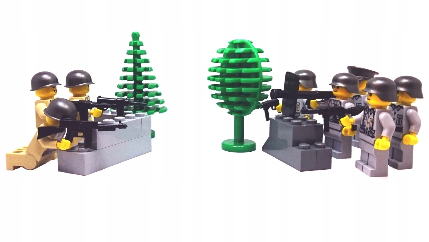 BrickKIT Karabiny Broń dla mini figurek WWII BK25 65 elementów Liczba elementów 65