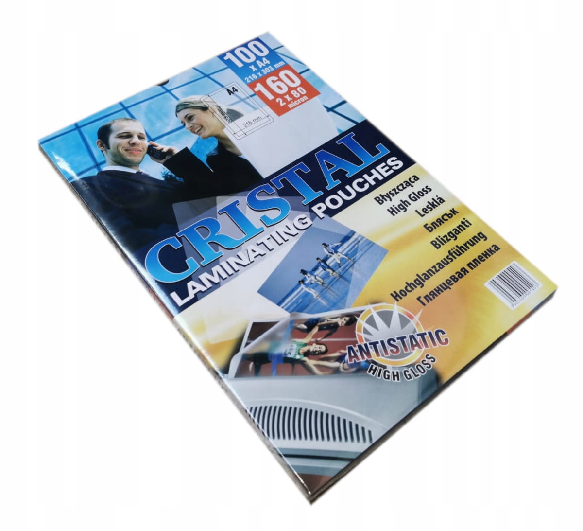 

Folia do laminowania 216x303 A4 80mic