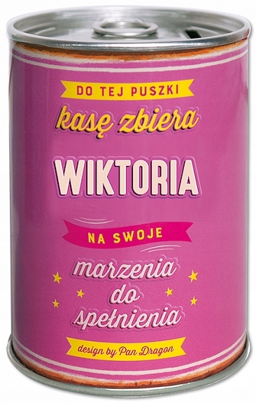 

Puszka Skarbonka Vip Wiktoria na marzenia