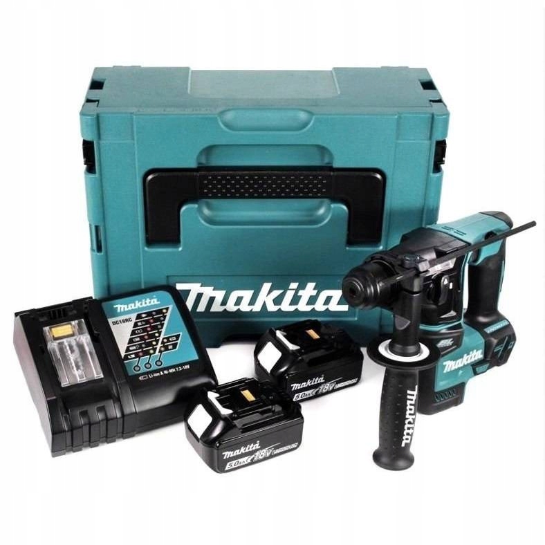 Młotowiertarka Sds-plus 18V 1,2J 2x5Ah Makita DHR171RTJ