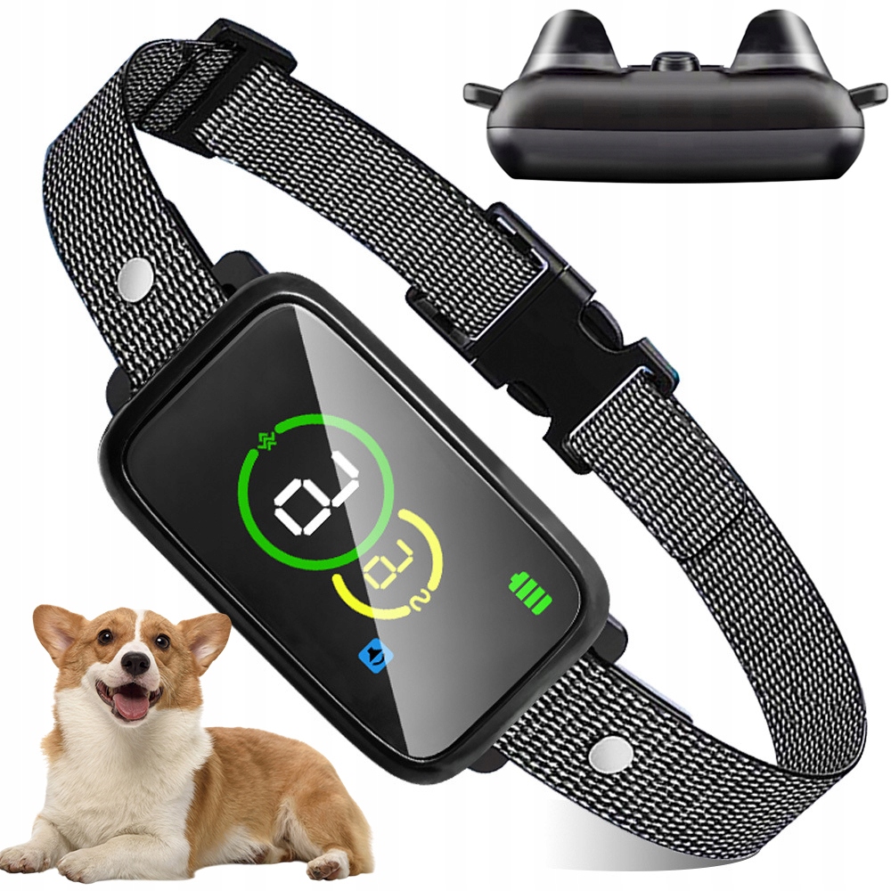 Levně Elektrický Protištěkací Výcvikový Obojek Pro Psa, Voděodolný, Pastuch