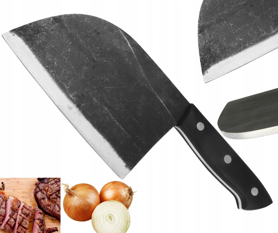 Tasak Kuchenny Rossner 30cm z Ostrzem ze Stali Nierdzewnej i Rękojeścią z D