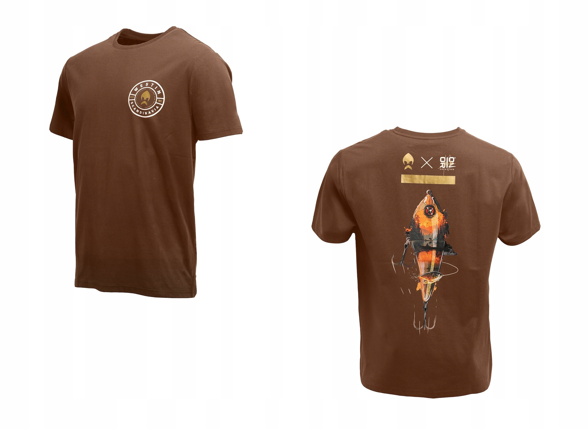 Koszulka Z Krótkim Rękawem Westin Swim Lure Dark Brown-xxl