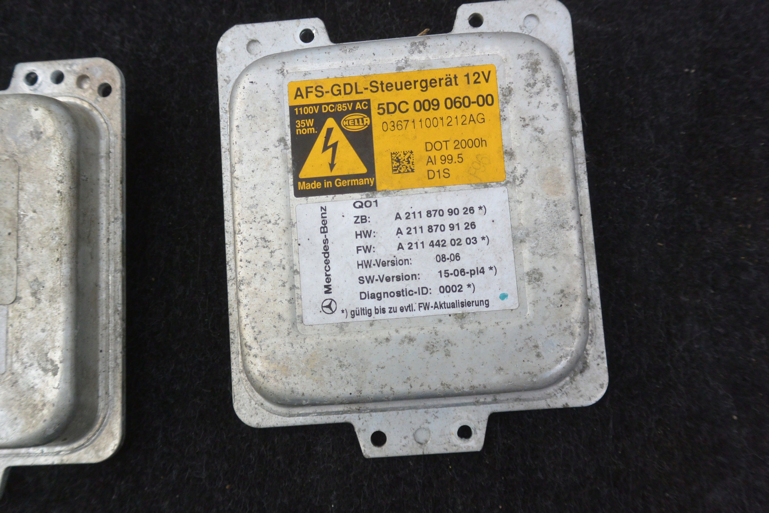 control unit lights module MERCEDES W211 LIFT W164
