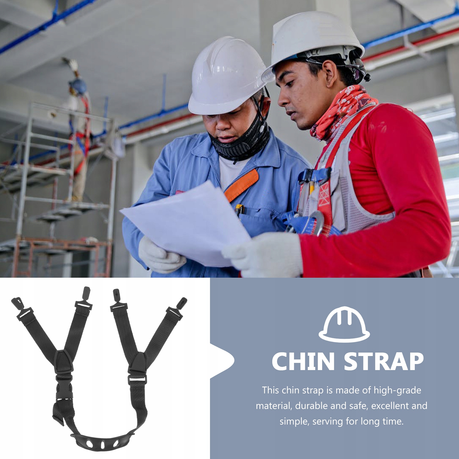 Pasek na kask Baseballowy kask motocyklisty Podbródek Rozmiar niestandardowy