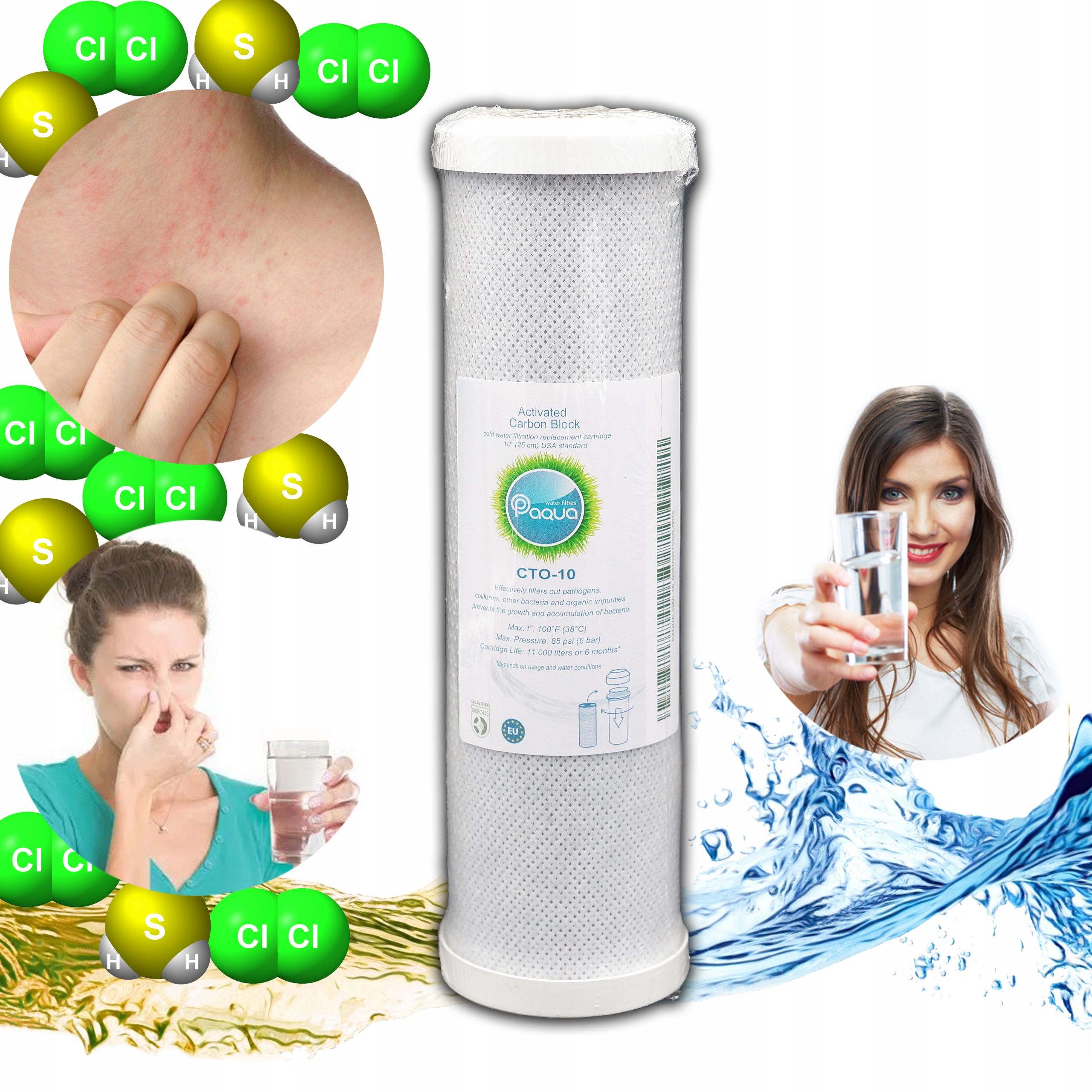 FILTR DO WODY WSTĘPNY NA CAŁY DOM 1'' 3-STOPNIOWY Model Trio