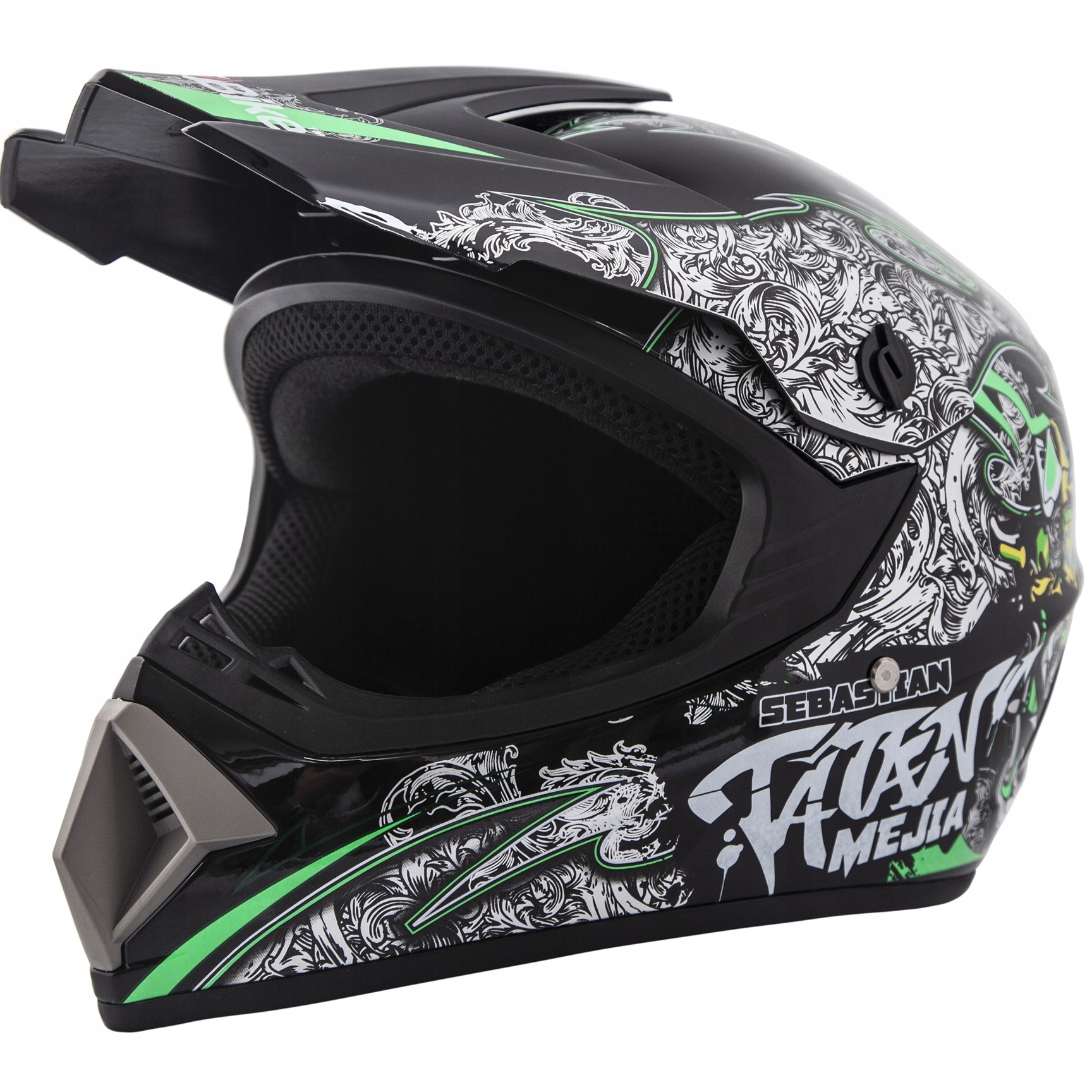 Kask na Rower Bmx Mtb Quad Atv Enduro Cross Hulajnogę L 59-60 cm