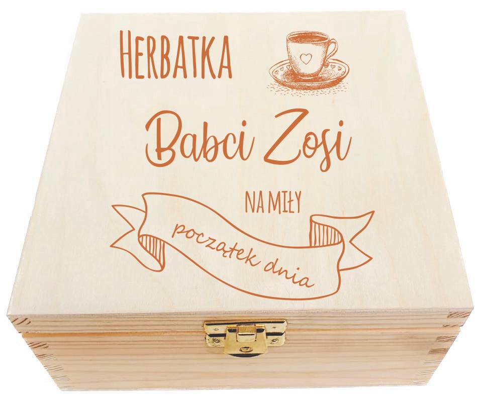 

Prezent Na Dzień Babci Dziadka herbaciarka grawer