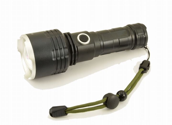 LATARKA AKUMULATOROWA SZPERACZ MOCNA JASNA LED USB Model P90