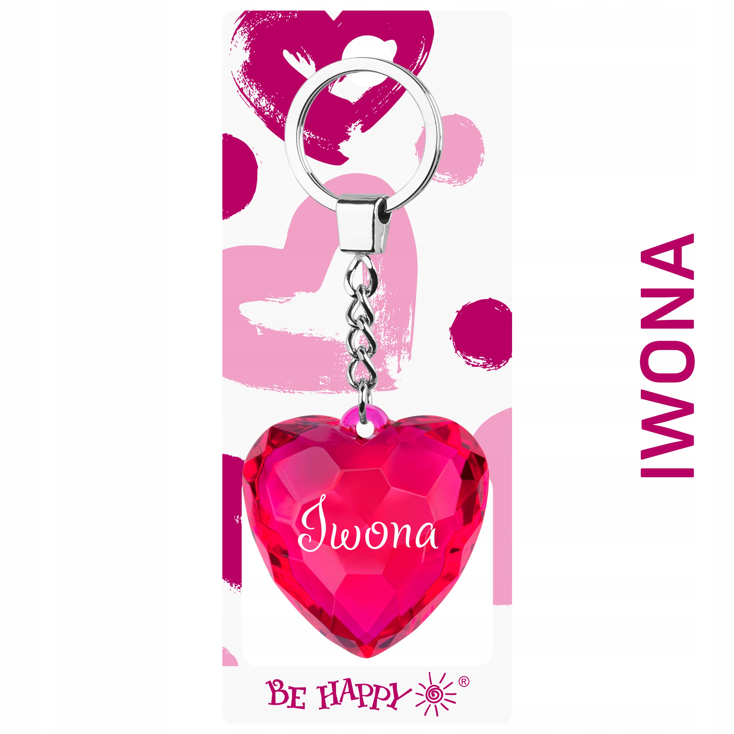 

Brelok Serce Prezent Upominek Iwona